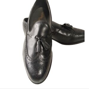 FootJoy Classic Leather Tassel Loafers Mens size 10.5 Professional Corpcore Shoe Footjoy Made In USA Kiltie Tassel Loafers Mens Size 10.5 C  main image 3